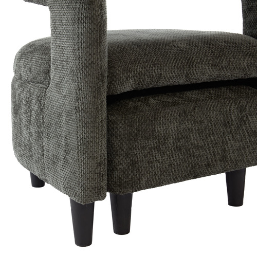 2 Piece Thorin Upholstered Accent Chair & Footstool Set