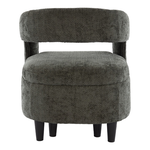 2 Piece Thorin Upholstered Accent Chair & Footstool Set