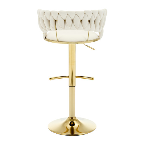 57cm Lennyn Adjustable Velvet Bar Stools