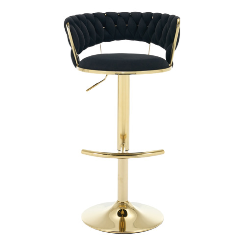 57cm Lennyn Adjustable Velvet Bar Stools
