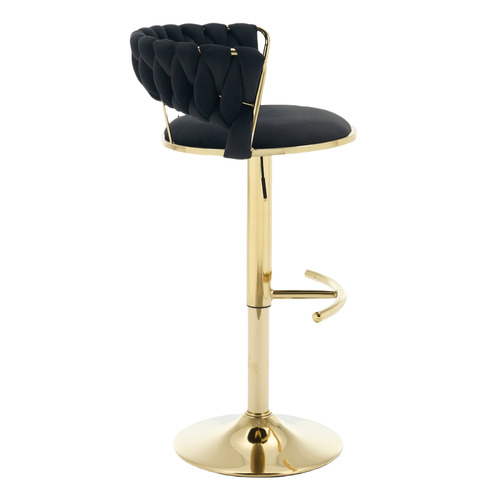 57cm Lennyn Adjustable Velvet Bar Stools