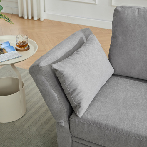 Juno 3 Seater Upholstered Sofa with Storage