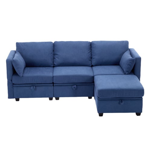 Juno 4 Seater Modular Sofa Set with Ottoman