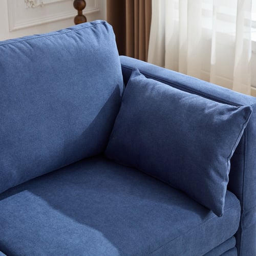 Juno 3 Seater Upholstered Sofa with Storage
