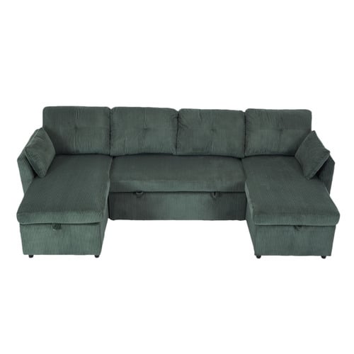 Fontana 4 Seater Pull Out Sofa Bed with Chaise