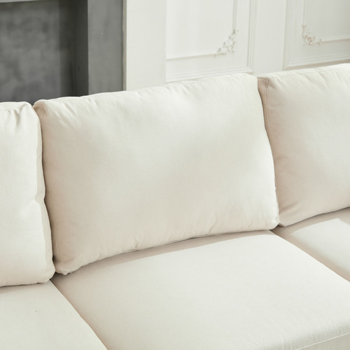 Juno 3 Seater Upholstered Sofa with Storage