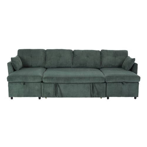 Fontana 4 Seater Pull Out Sofa Bed with Chaise