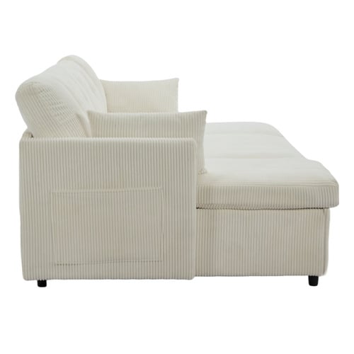 Fontana 4 Seater Pull Out Sofa Bed with Chaise