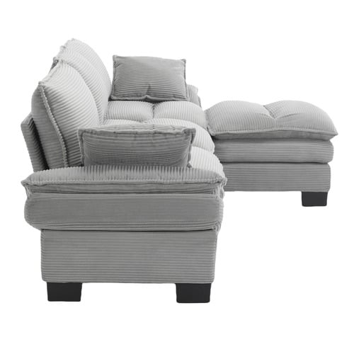Haines 4 Seater Modular Sofa Set with Ottoman