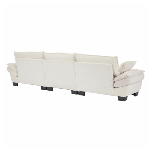 Haines 4 Seater Modular Sofa & Ottoman Set