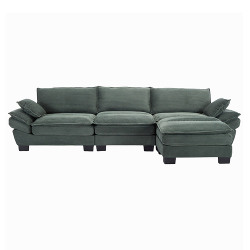 Haines 4 Seater Modular Sofa & Ottoman Set