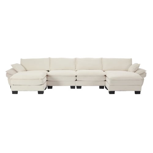 83cm Haines 4 Seater Modular Sofa & Ottoman Set