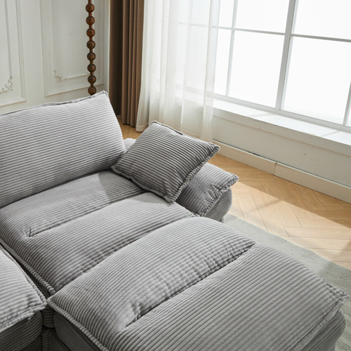 83cm Haines 4 Seater Modular Sofa & Ottoman Set