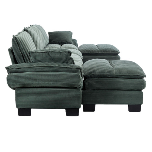 83cm Haines 4 Seater Modular Sofa & Ottoman Set