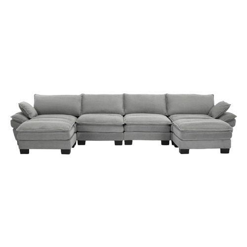 83cm Haines 4 Seater Modular Sofa & Ottoman Set