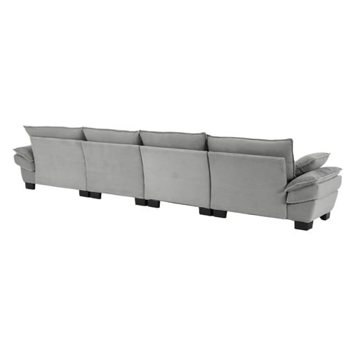 83cm Haines 4 Seater Modular Sofa & Ottoman Set