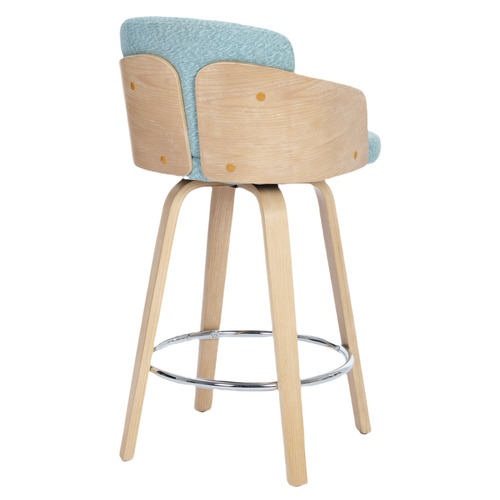 66.5cm Florence Walnut Wood Bar Stools