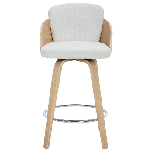 66.5cm Florence Walnut Wood Bar Stools