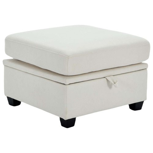 Juno Faux Leather Storage Ottoman