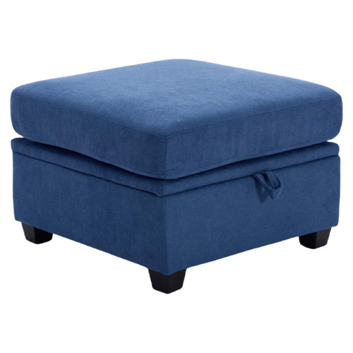 Juno Faux Leather Storage Ottoman