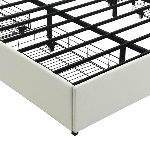Winsted Upholstered Bed with LED and Drawers
