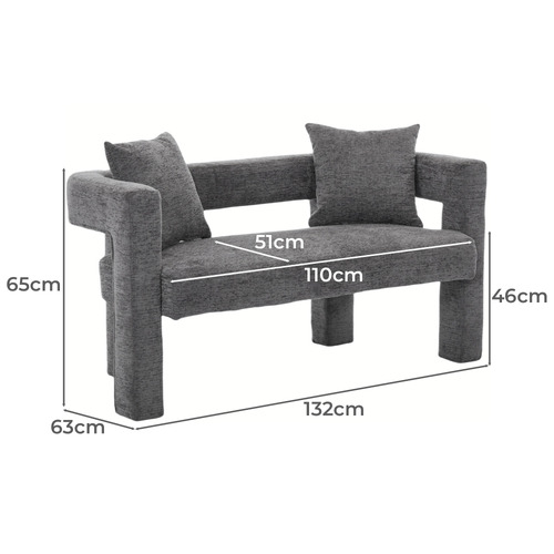 Humphry Chenille Love Seat
