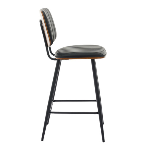 Alvin Faux Leather Bar Stools