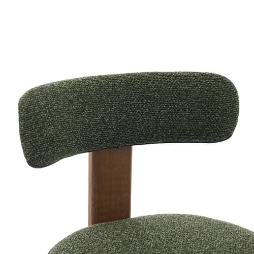 Aguiluz Boucle & Rubberwood Dining Chairs