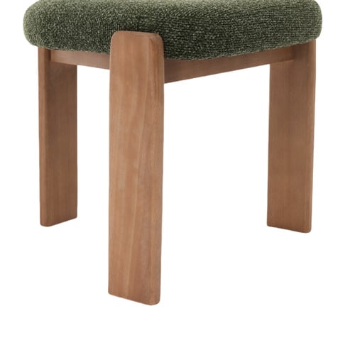 Aguiluz Boucle & Rubberwood Dining Chairs