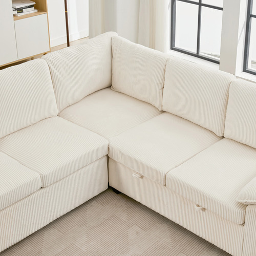 Eviana-5-Seater-Single-Modular-Sofa-Bed