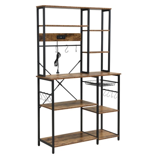 Colbee Shelving Unit with Outlets & USB Ports
