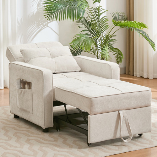 Iya Single Chenille Sofa Bed