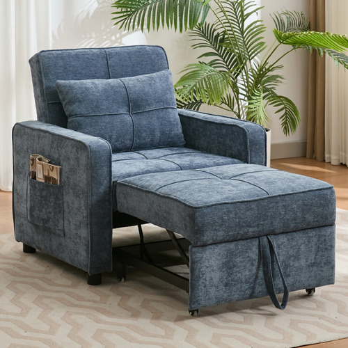 Iya Single Chenille Sofa Bed