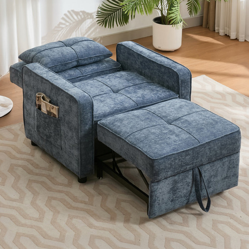 Iya Single Chenille Sofa Bed