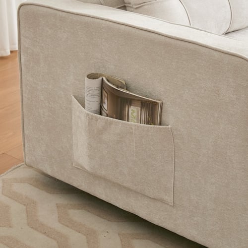 Iya 2 Seater Chenille Sofa Bed
