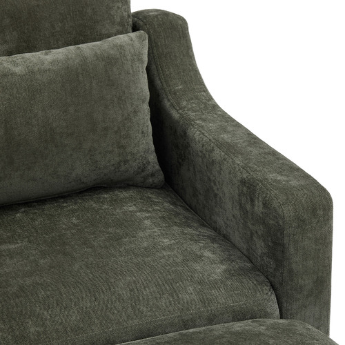 Felicie 4 Seater Chenille Sofa & Ottoman Set