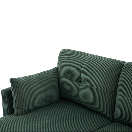 Fontana 3 Seater Queen&nbsp;Corduroy Sofa Bed with Chaise
