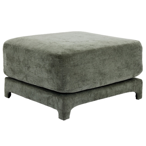 Felicie 4 Seater Chenille Modular Sofa & Ottoman Set