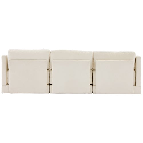 Felicie 4 Seater Chenille Sofa & Ottoman Set