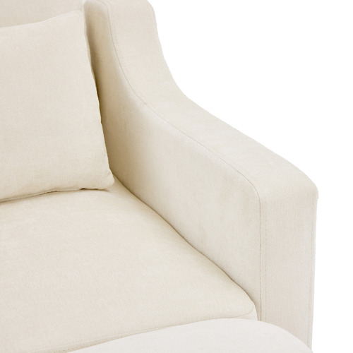 Felicie 4 Seater Chenille Sofa & Ottoman Set