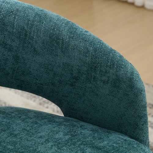 Nylah Chenille Swivel Armchair