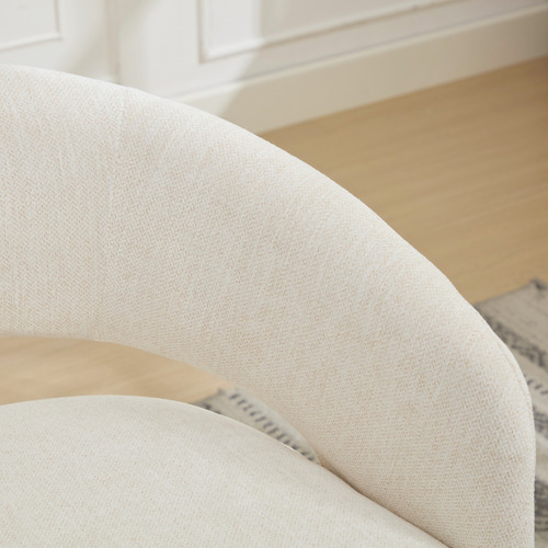 Nylah Chenille Swivel Armchair