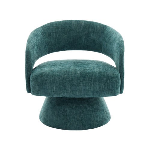Nylah Chenille Swivel Armchair