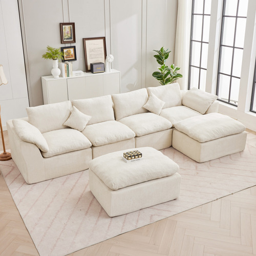 Fiona-4-Seater-Chenille-Modular-Sofa-and-Ottoman-Set