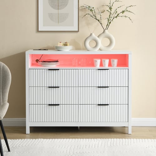 Miggy 6 Drawer Chest with LED
