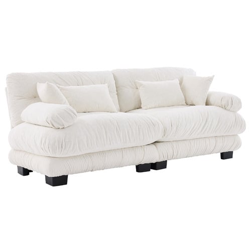 Rizalino Boucle 2 Seater Sofa