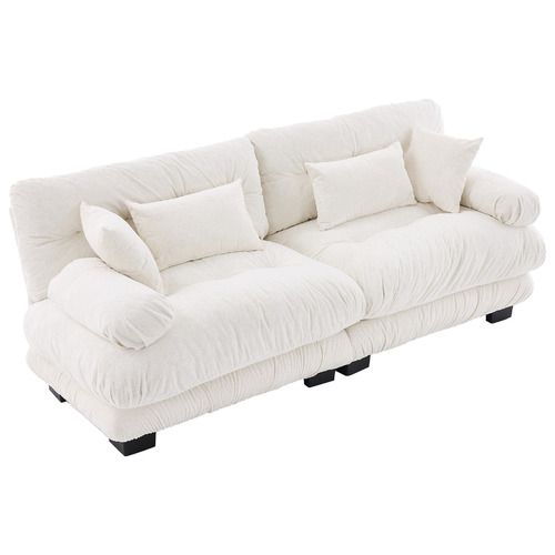 Rizalino Boucle 2 Seater Sofa