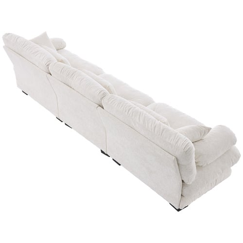 Rizalino Boucle 3 Seater Sofa