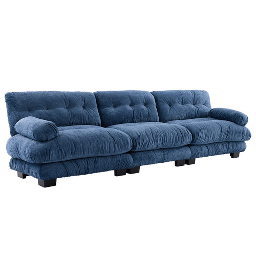 Rizalino Boucle 3 Seater Sofa