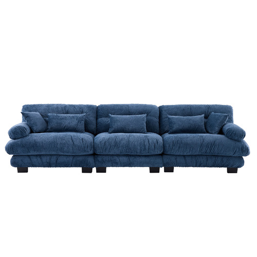Rizalino Boucle 3 Seater Sofa